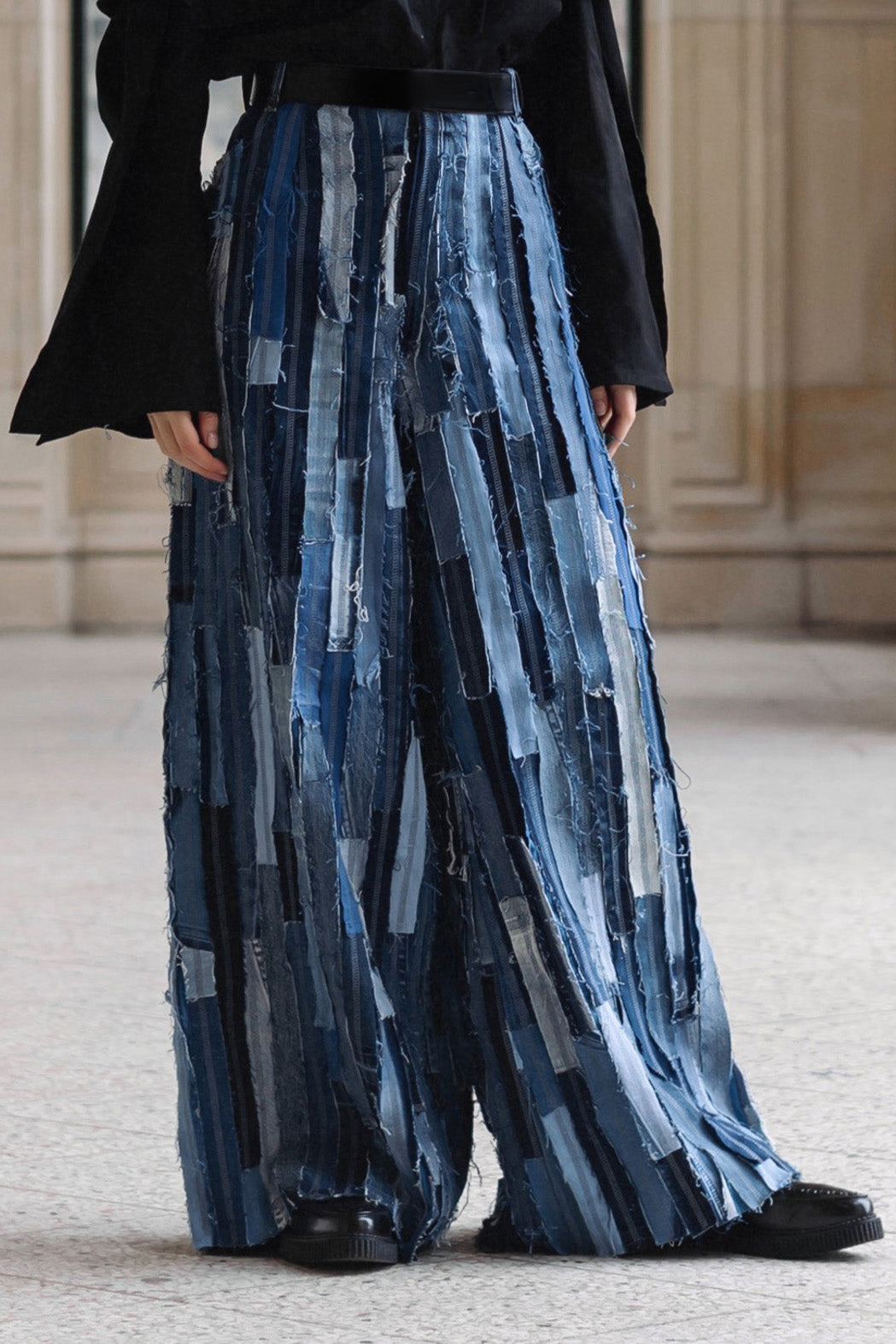 Extra Wide-Leg Upcycled Jeans