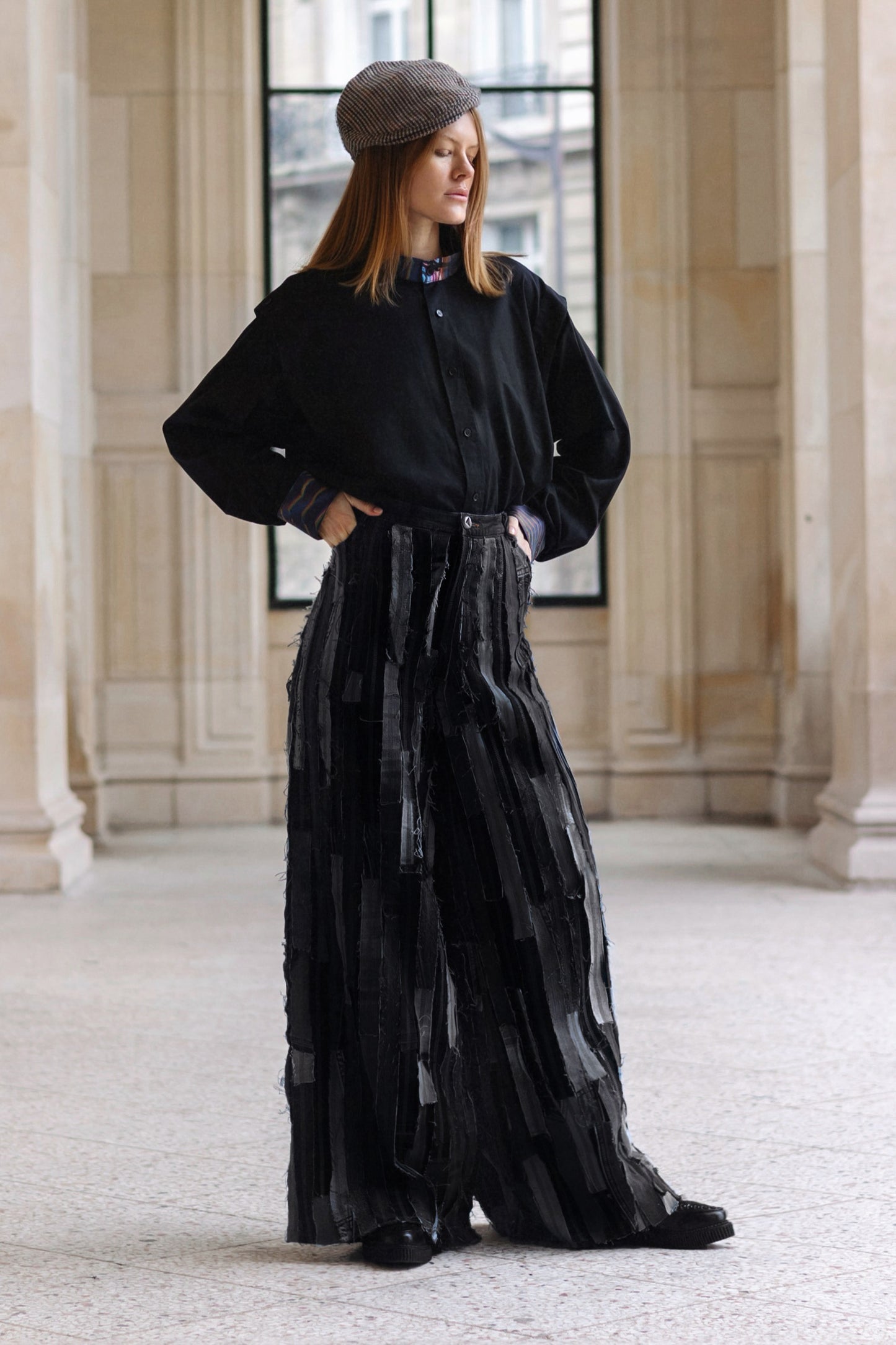 Extra Wide-Leg Upcycled Jeans