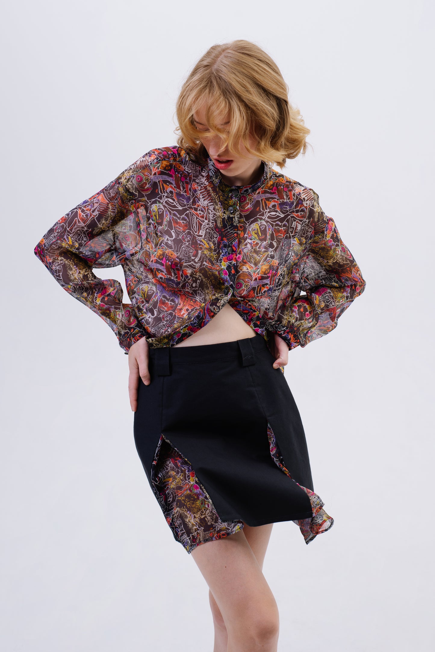 Printed skirt