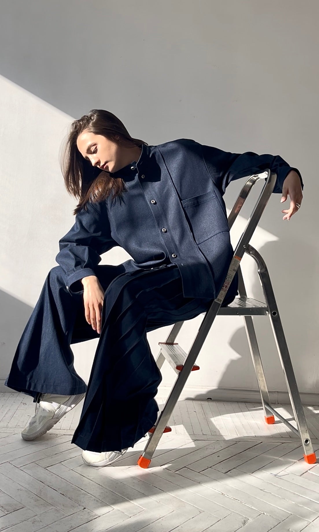 Slouch Mode Denim Shirt