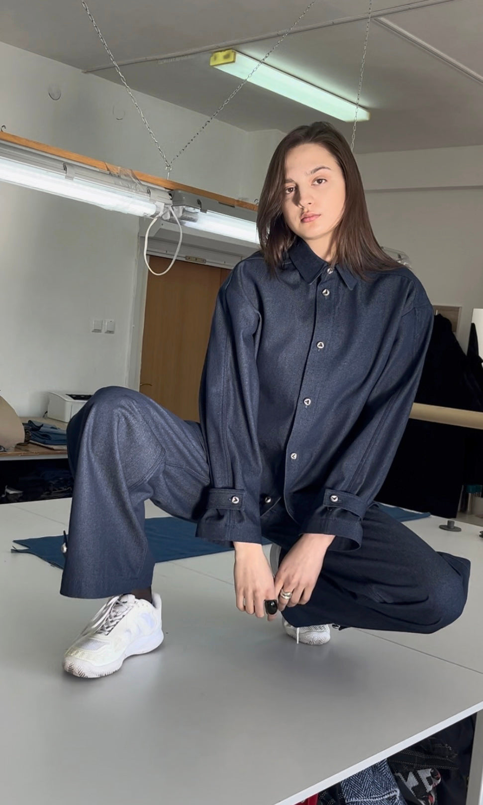 Urban Edge Denim Shirt