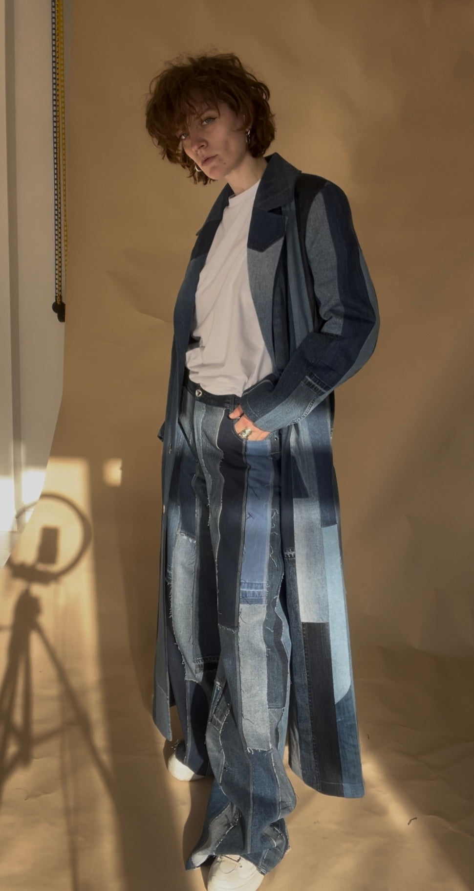 Upcycled Jeans Trench