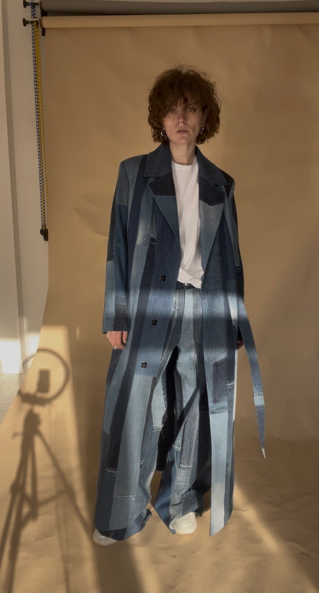 Upcycled Jeans Trench