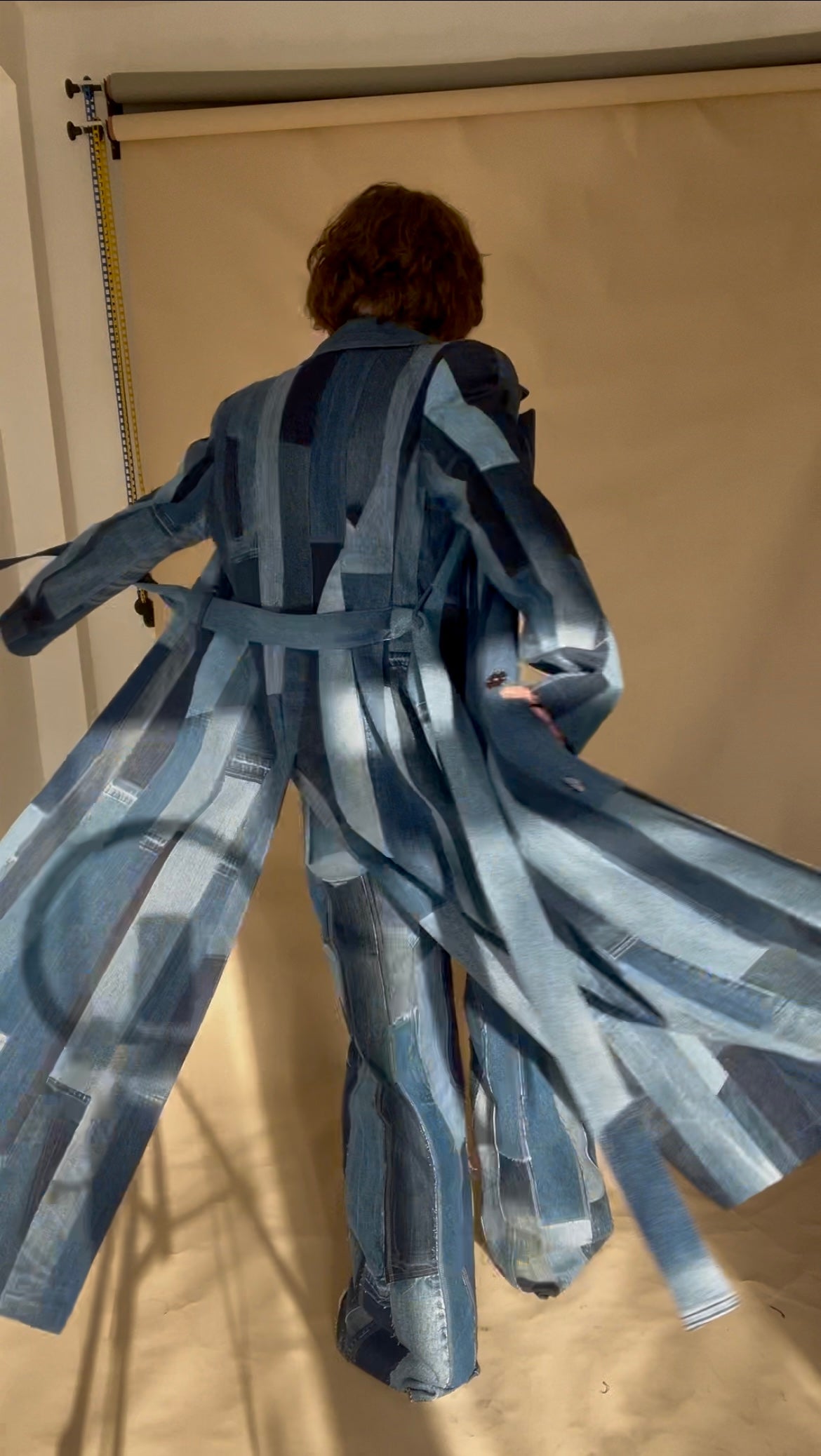 Upcycled Jeans Trench