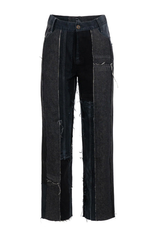 Straight Leg Upcycle Jeans