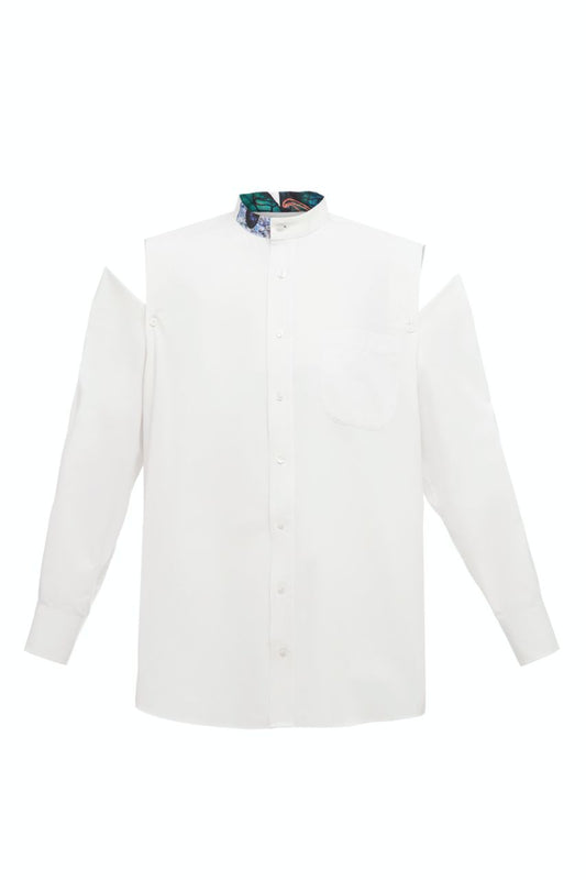 Upcycled white shirt