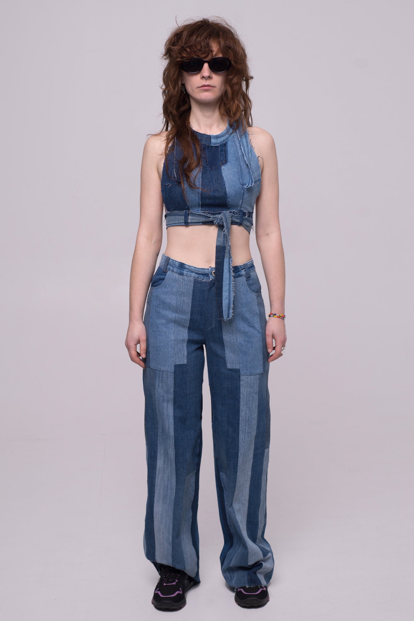 Wide Leg Upcycle Jeans