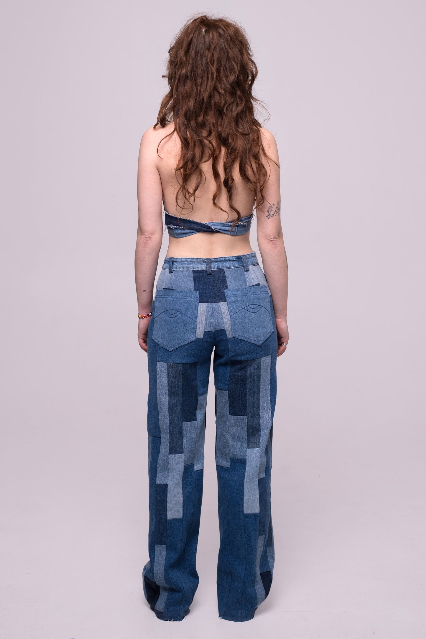 Wide Leg Upcycle Jeans