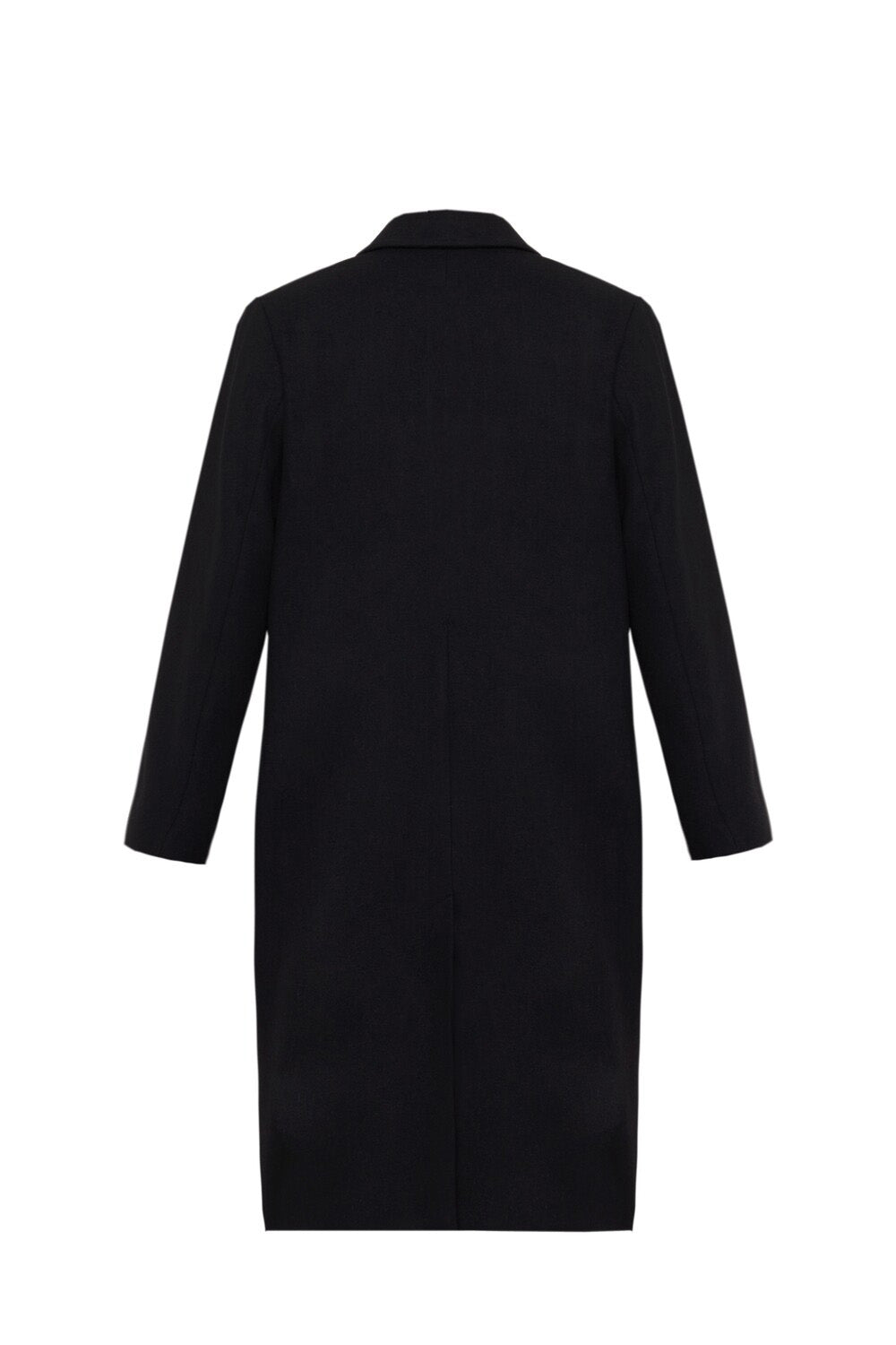 Wool coat with pockets