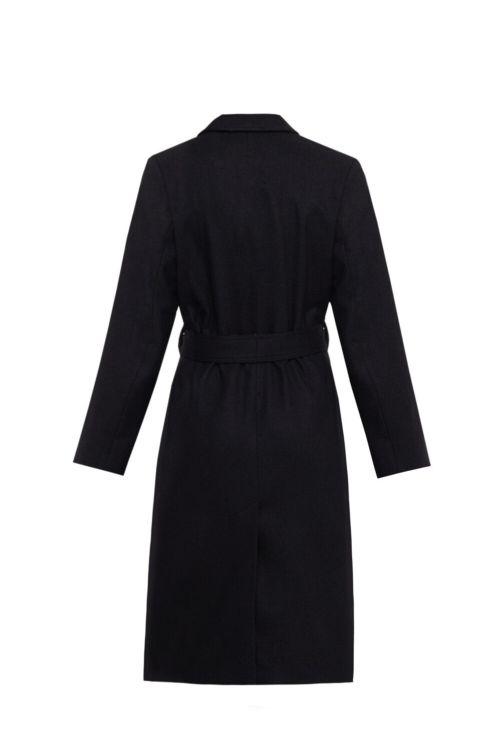 Wool coat with pockets