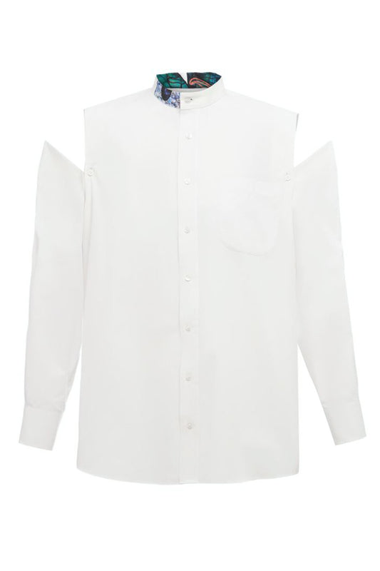 Upcycled white shirt