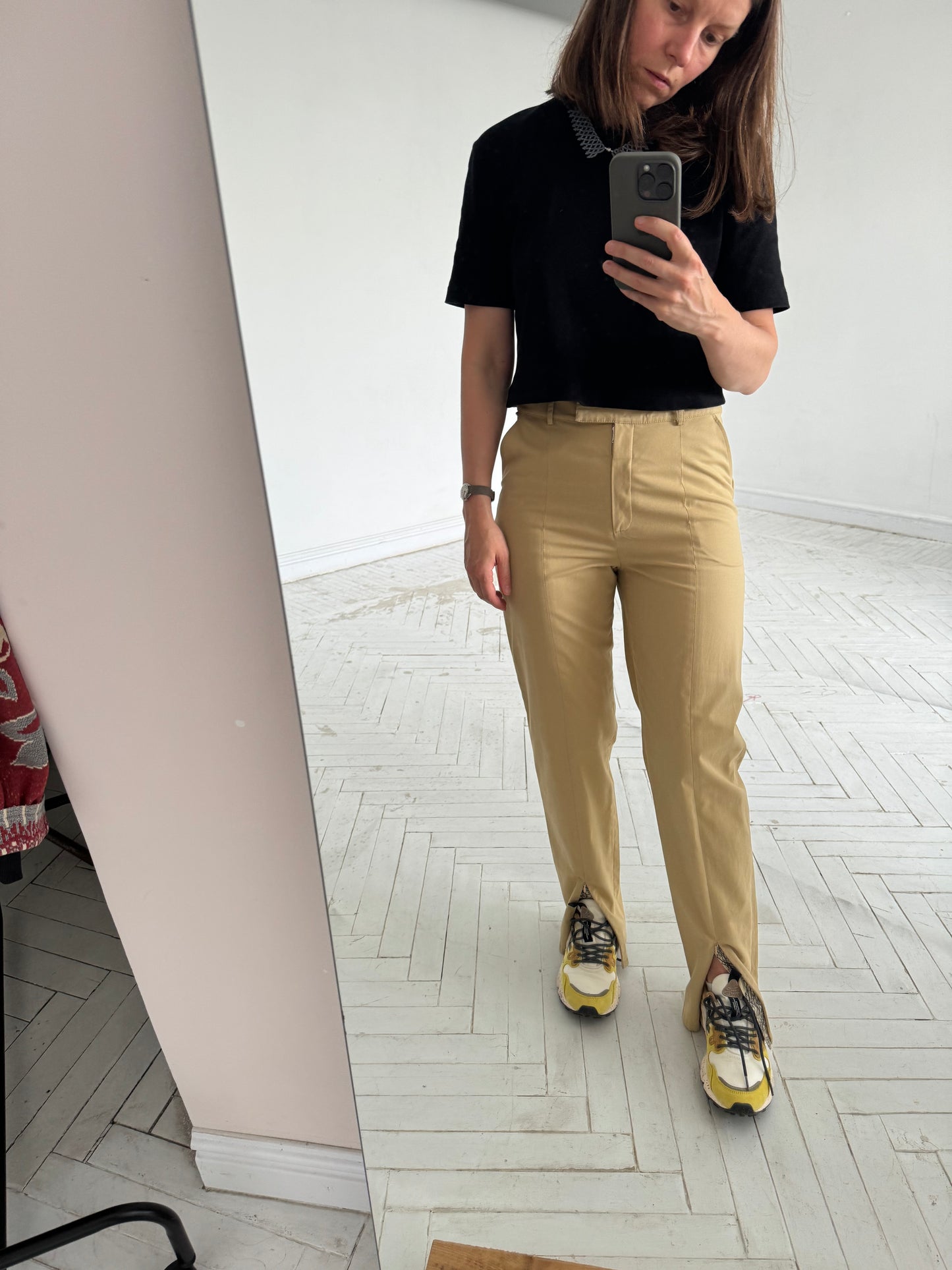 Beige Trousers