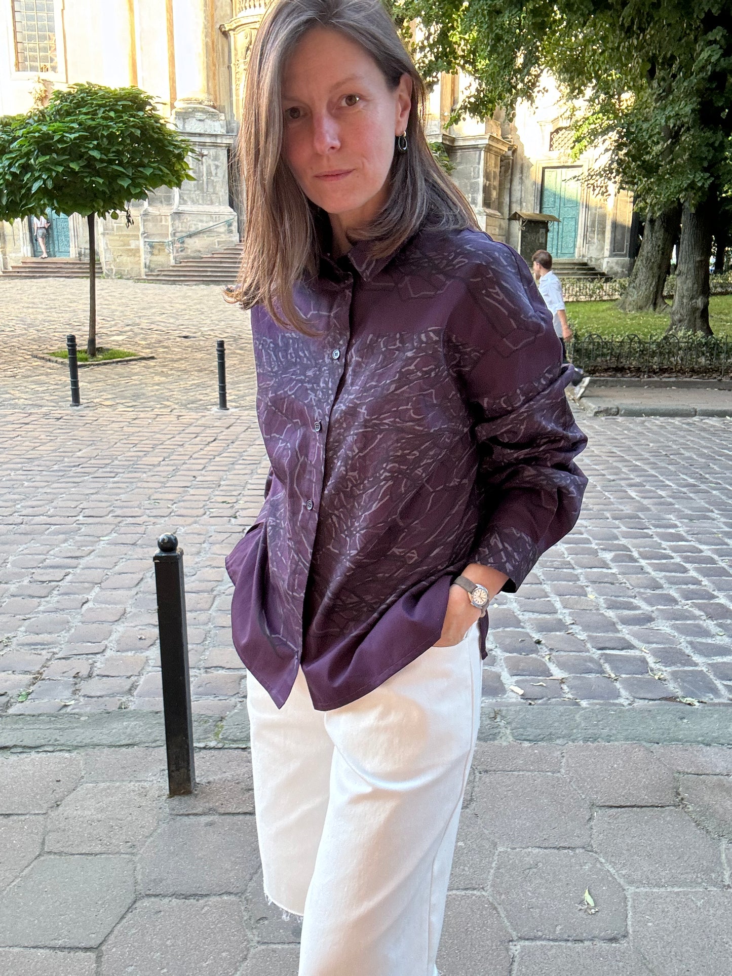 Violet Shirt Long Sleeve