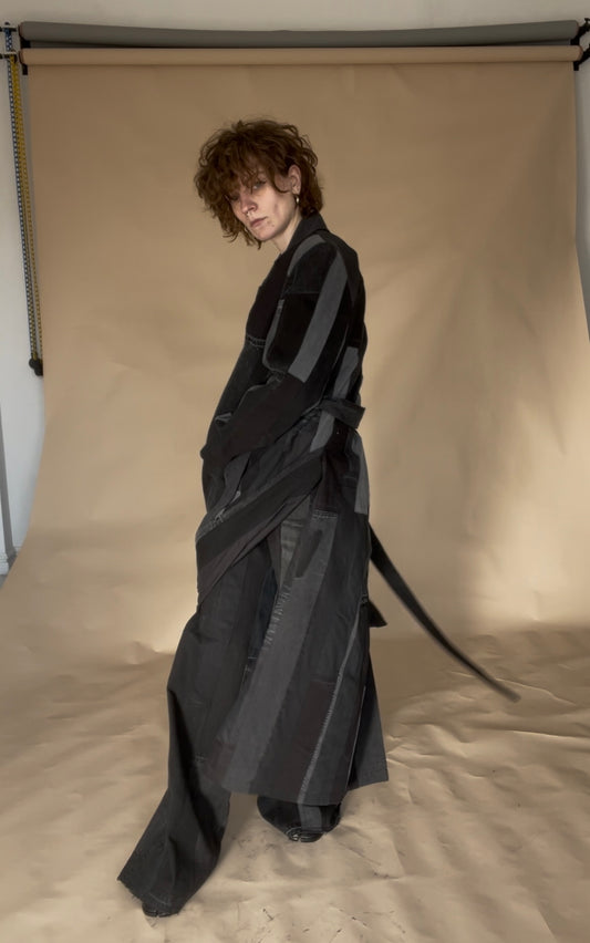 Upcycled Jeans Trench