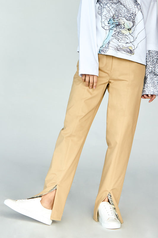 Beige Trousers