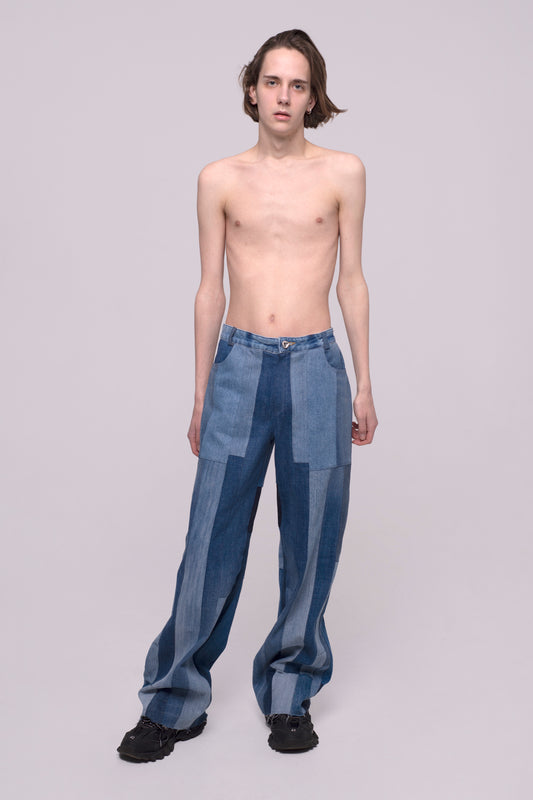 Wide Leg Upcycle Jeans